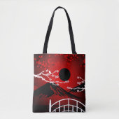 Red Blossom Tote Bag (Voorkant)
