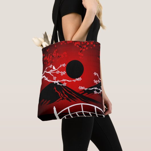 Red Blossom Tote Bag (Dichtbij)