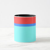 RED BLUE AQUA STRIPE MOK (Midden)