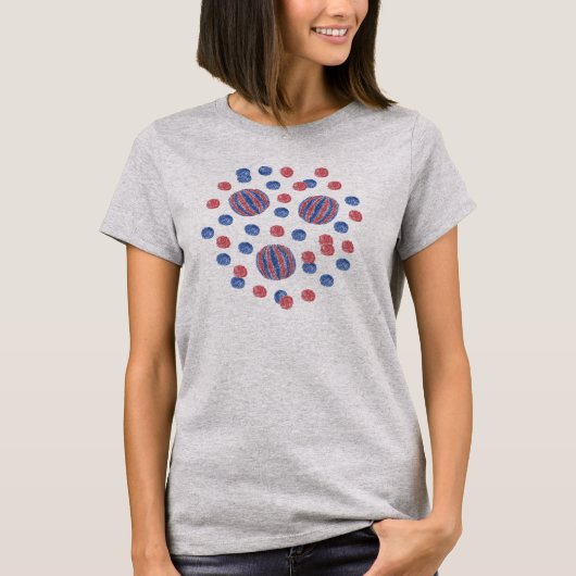 Red Blue Balls Tank Dress (Voorkant)