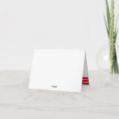 Red & Blue Bars Afstuderen Bedankt (Achterkant)