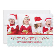 RED BLUE, BE MERRY | HOLIDAY PHOTO CARD
