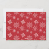 RED BLUE BE MERRY HOLIDAY PHOTO CARD FEESTDAGENKAART (Achterkant)