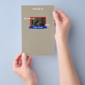 Red, Blue, Beige Eagle Scout Candy Bar Wrapper Flyer (Hand)