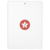 Red Blue Best Pap ooit Baseball Photo Fathers Day Klembord (Achterkant)