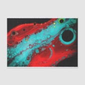 Red Blue Black Abstract, ontkoppelingspagina, bagg Tissuepapier (Voorkant)