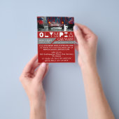 Red & Blue Car Wash, Cleaning Service Advertising Flyer (Hand)