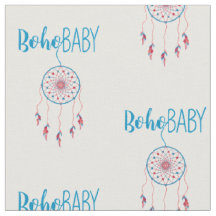 Red & Blue Colorful Boho Baby Dreamcatcher