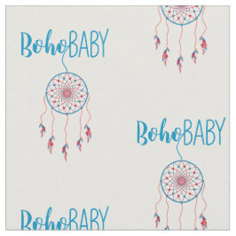 Red & Blue Colorful Boho Baby Dreamcatcher Stof