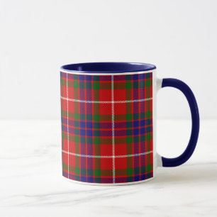 Red Blue en Green Clan Fraser Tartan Mok