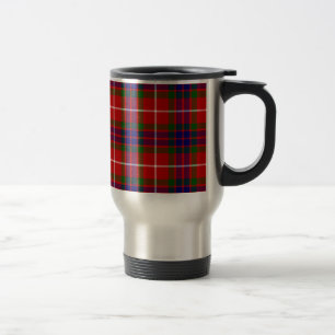 Red Blue en Green Clan Fraser Tartan Reisbeker