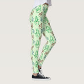 Red Blue en Green Snowman Leggings (Rechts)