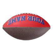 RED BLUE EN WHITE Custom Football (Gedraaid 90)