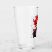 Red Blue Fire Ice Comic Style Anime Meisje Glas (Rechts)