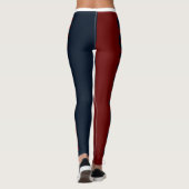 Red Blue Freedom Day June 19 JUNETEENTH Leggings (Achterkant)