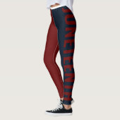 Red Blue Freedom Day June 19 JUNETEENTH Leggings (Links)