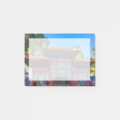 Red Blue Gate Jade Flower Island Post-it® Notes (Voorkant)