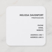 Red Blue Green Abstract Thick Textured Paint Vierkante Visitekaartje (Achterkant)