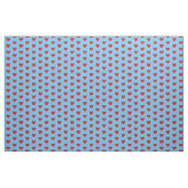 Red Blue Love Heart Patterned Stof (Fat Quarter)