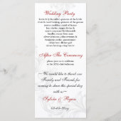 Red, Blue Lovebirds-programma's Programmakaart (Achterkant)