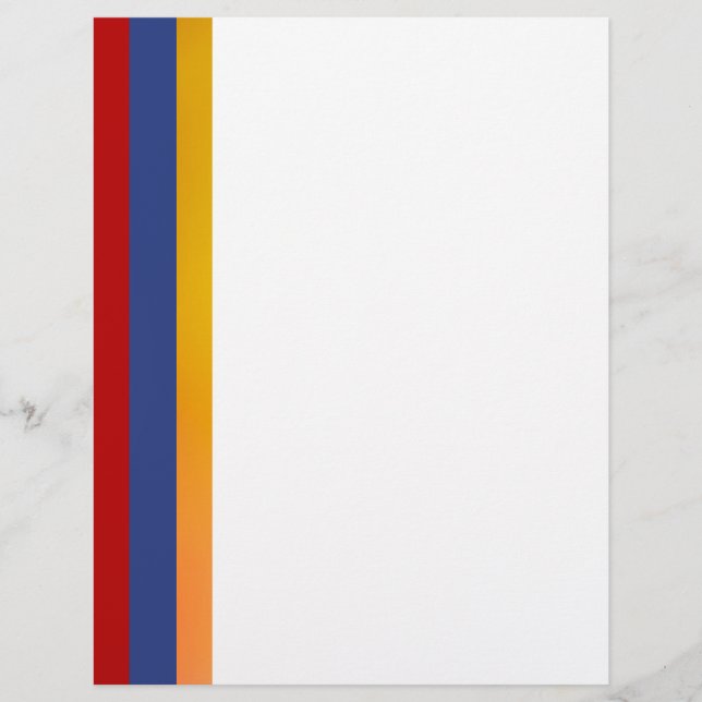 Red Blue Oranje Letterhead (Voorkant)