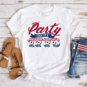 Red Blue Party, zoals het 1776 4e van juli T-Shirt