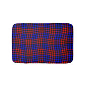 Red Blue Plaid Checker Seamless Pattern Badmat (Voorkant)