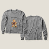 Red Blue Plaid Christmas Gingerbread Cookie (Voorkant /achterkant)