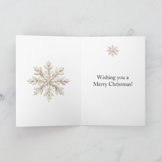 Red Blue Plaid Cream Bow Pine Cone Christmas Kaart (Binnen)