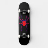 Red Blue Spider Skateboard Design (Voorkant)