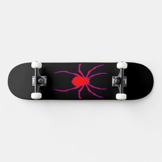 Red Blue Spider Skateboard Design (Horizontaal)