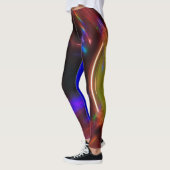 Red Blue Strobe Light Leggings (Links)