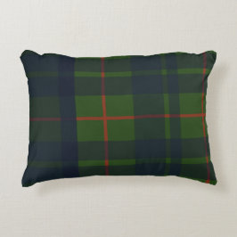 Red Blue Tartan Pset Scottish Pset Accent Kussen