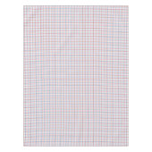 Red Blue Tattersall tablet Check Pset Patroon Tafelkleed (Voorkant)