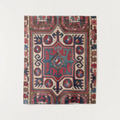 Red Blue Western Santa Fe Cowboy   Wandkleed (Voorkant)