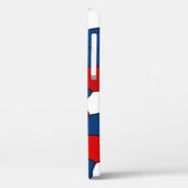 Red Blue White Patroon Case-Mate iPhone Case (Achterkant / Links)