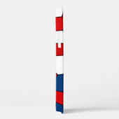 Red Blue White Patroon Case-Mate iPhone Case (Achterkant / Rechts)
