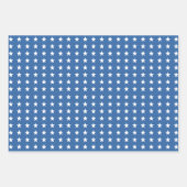 Red Blue White Stripes en Stars Patriotic Inpakpapier Vel (Voorkant 2)