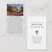 Red Blue Yellow Green Heartfelt Condolences Visitekaartje (Voorkant / Achterkant)