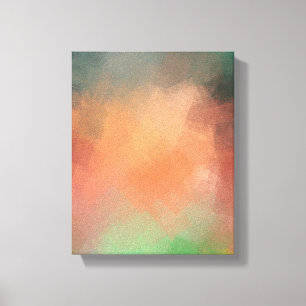 Red Blue Yellow Green Modern Abstract kunstkleurri Canvas Afdruk