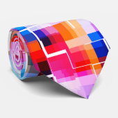 Red Blue Yellow Stropdas (Opgerold)