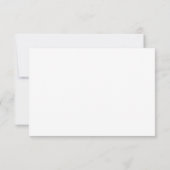 Red Blush Floral Wedding Elegant Romantic Save The Date (Achterkant)