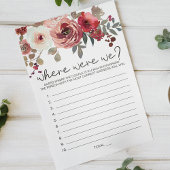 Red Blush Florence Rozen Game waar we waren Flyer