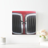 Red BMW Twin Kidney Grill Vierkante Klok (Huis)