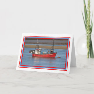 Red Boat Groeten Kaart