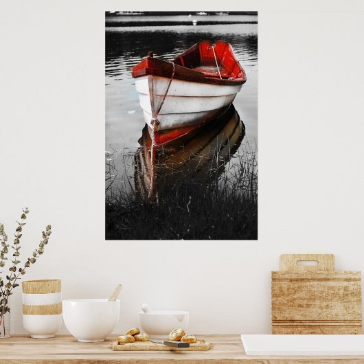 Red Boat Poster (Keuken)
