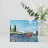 Red Boats, Argenteuil, door Claude Monet, Briefkaart (Staand voorkant)