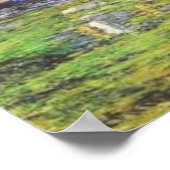 Red Boats in Argenteuil door Claude Monet Poster (Hoek)