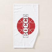 Red Bocce Ball Design aangepaste handdoek cadeau (Handdoek)