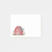 Red Boerderij Barnyard Modern Post-it® Notes (Voorkant)